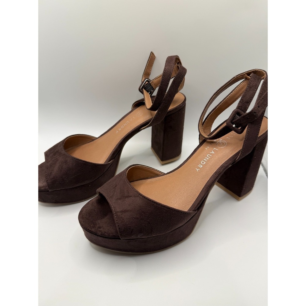 Chinese Laundry Women's Theresa Heeled Sandal, Brown, SZ 8 SKU S427 - Picture 3 of 5